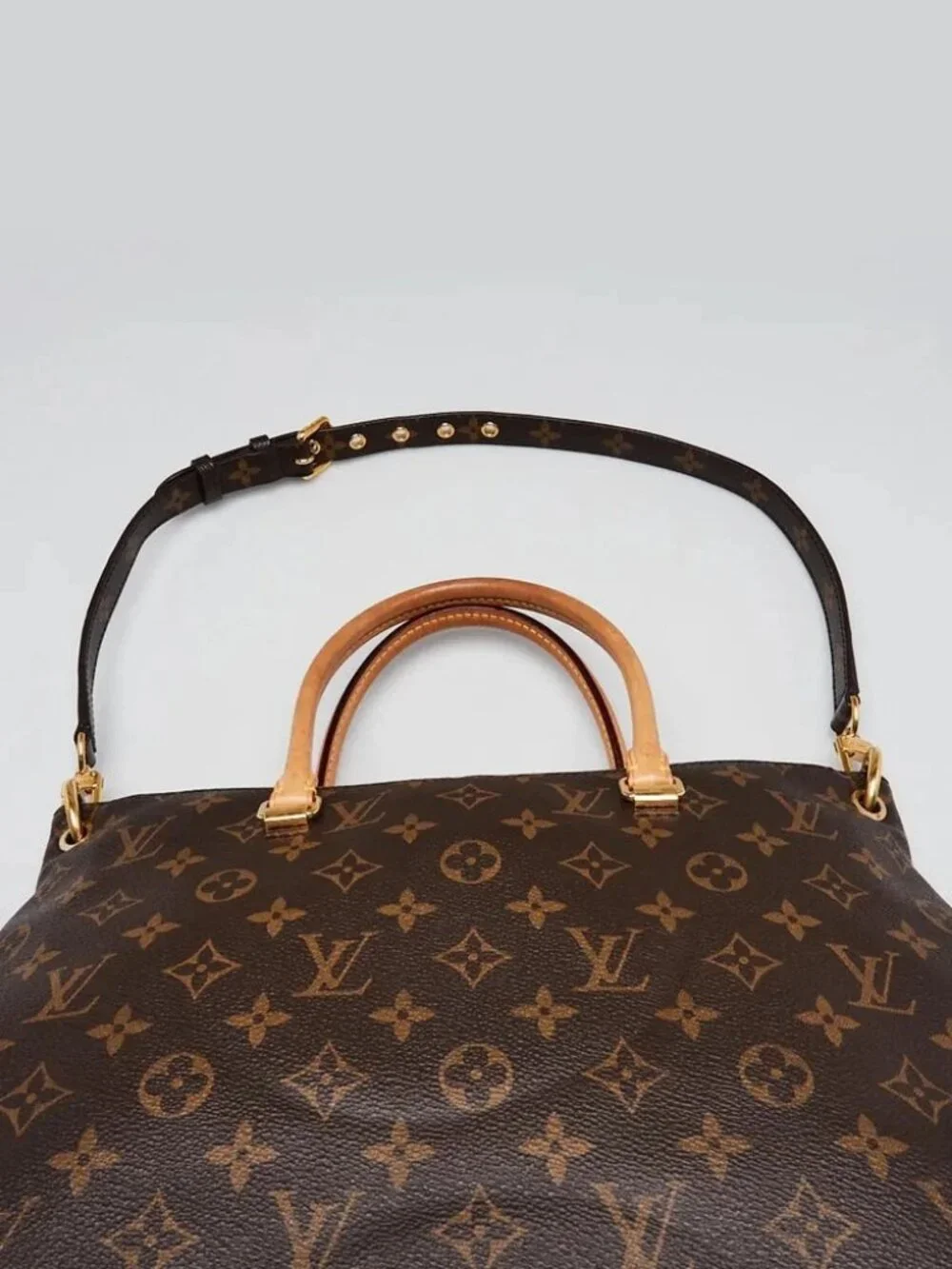 Louis Vuitton Aurore Monogram Canvas Pallas Bag